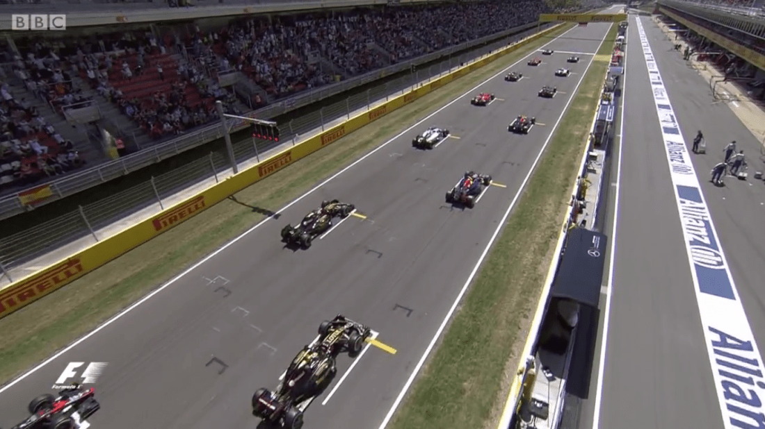 Is this an appropriate shot for the start sequence?