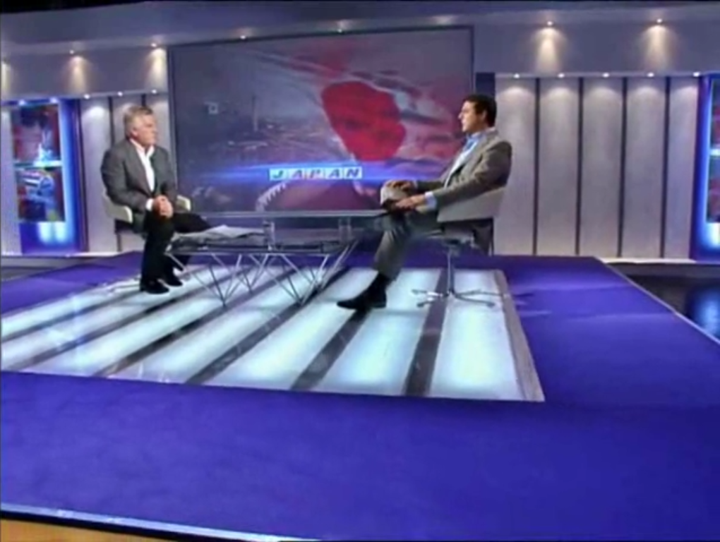 Is Formula 1 being presented from a studio automatically a bad thing? Here, Steve Rider and Mark Blundell present ITV's coverage of the 2006 Japanese Grand Prix from the London studios.