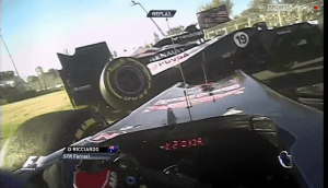 2012 Australian GP - Ricciardo helmet cam